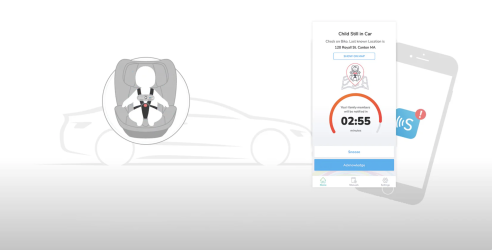 Evenflo’s SensorSafe graphic